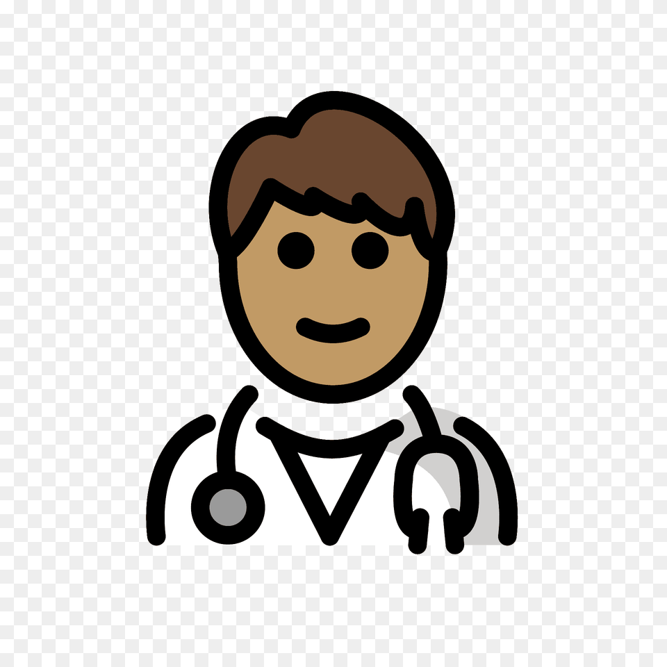 Man Health Worker Emoji Clipart, Face, Head, Person, Photography Png Image