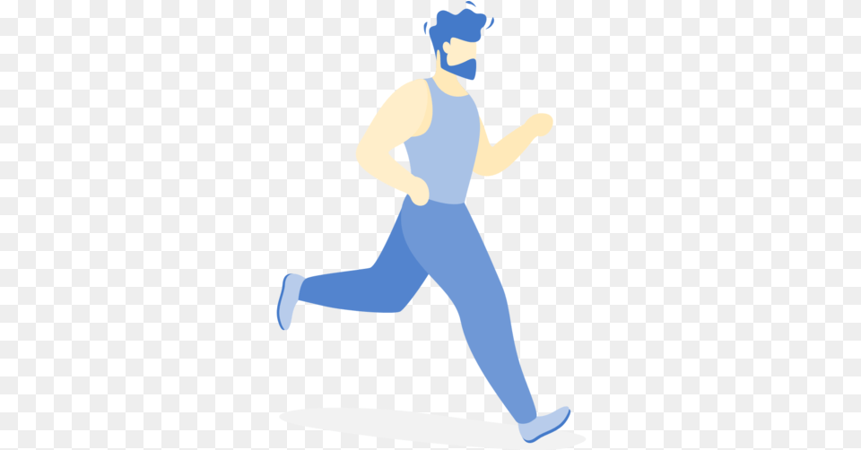 Man Illustration, Person, Walking, Clothing, Footwear Free Png Download