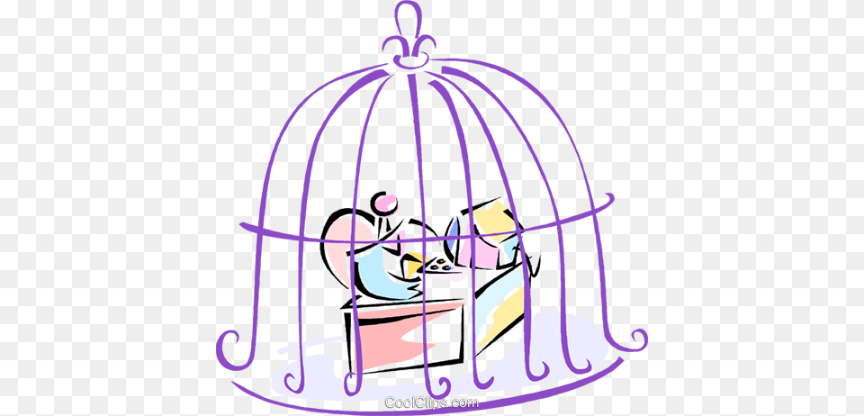 Man In A Bird Cage Illustration, People, Person, Art, Outdoors Free Transparent Png