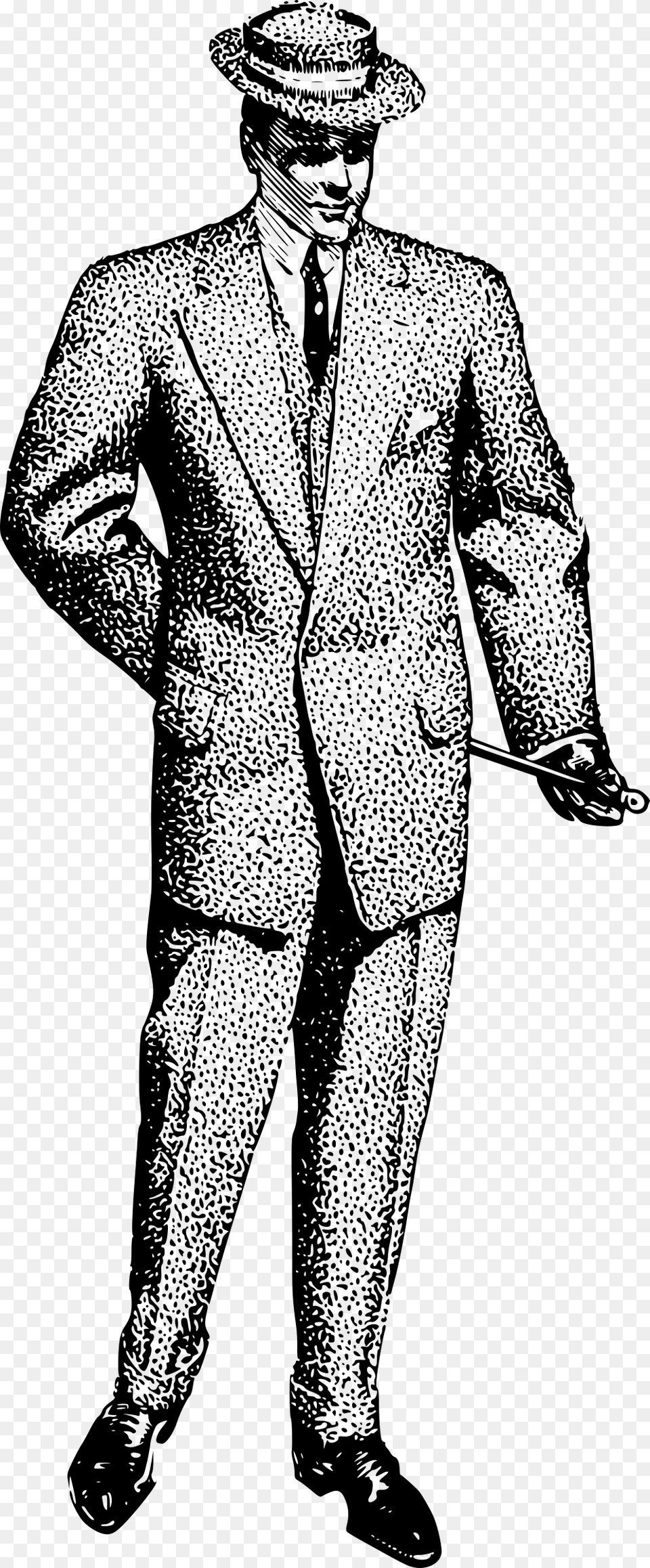 Man In A Cool Suit Clip Arts Man Black Suit Illustration, Gray Free Png