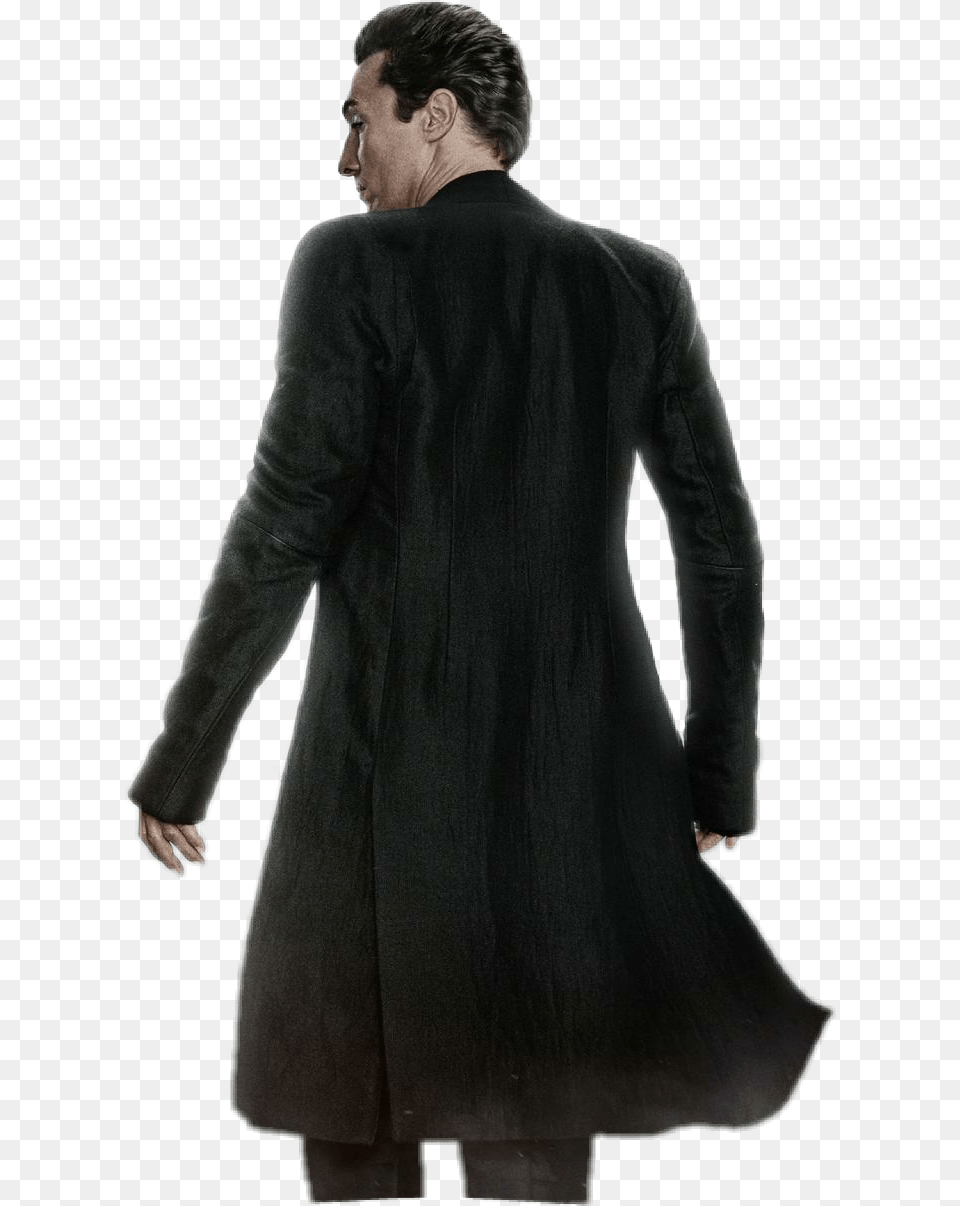 Man In Black Dark Man The Stand, Clothing, Coat, Long Sleeve, Overcoat Free Transparent Png
