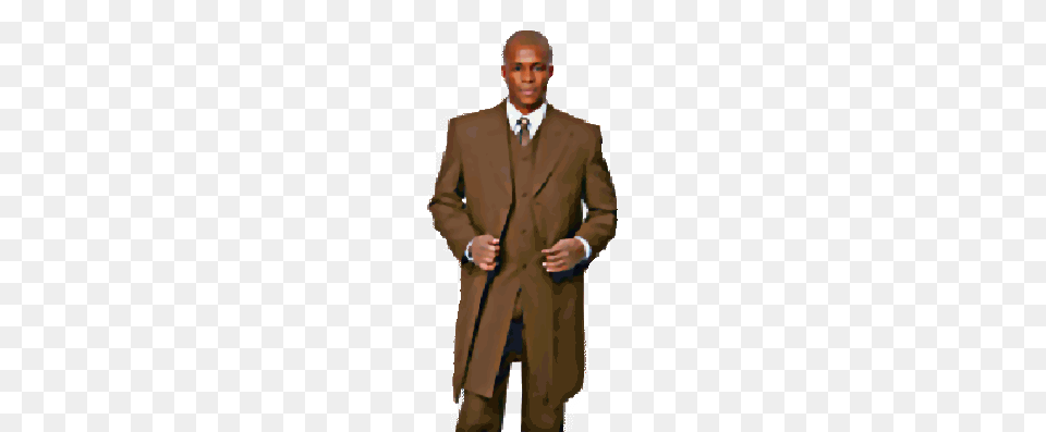 Man In Brown Suit, Formal Wear, Clothing, Coat, Overcoat Free Png Download