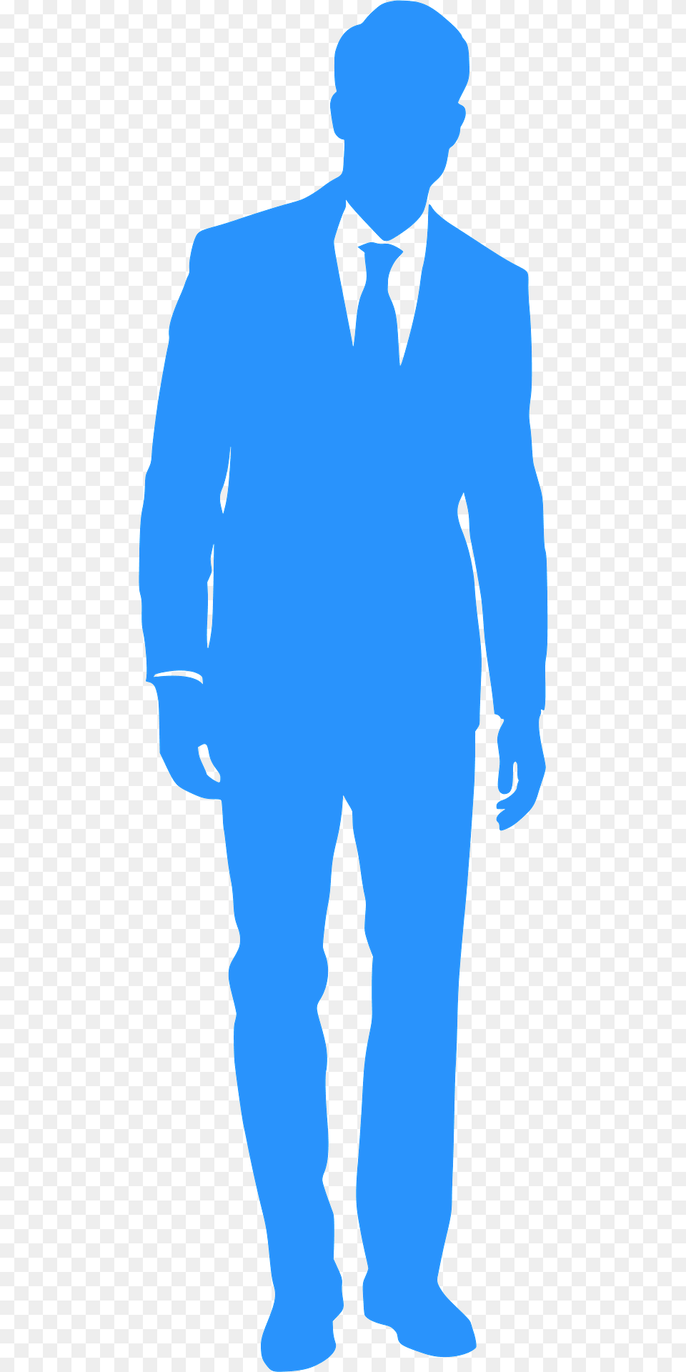 Man In Business Suit Silhouette, Accessories, Tie, Formal Wear, Clothing Free Transparent Png