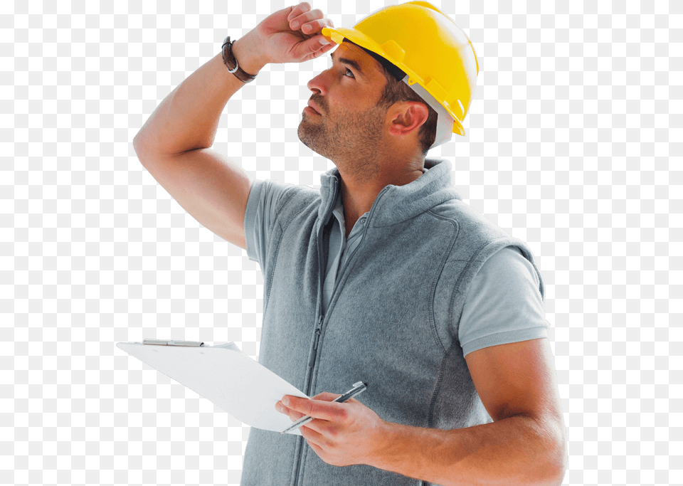 Man In Construction, Worker, Person, Helmet, Hardhat Free Transparent Png
