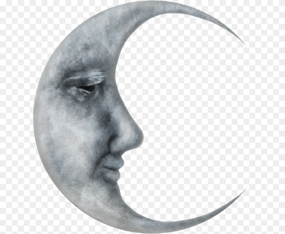 Man In Half Moon, Astronomy, Outdoors, Night, Nature Png
