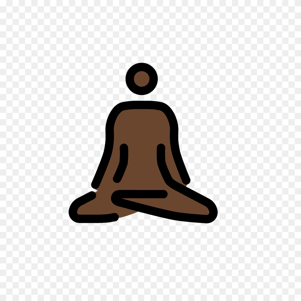 Man In Lotus Position Emoji Clipart Free Transparent Png