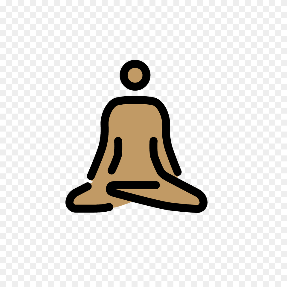 Man In Lotus Position Emoji Clipart Free Transparent Png