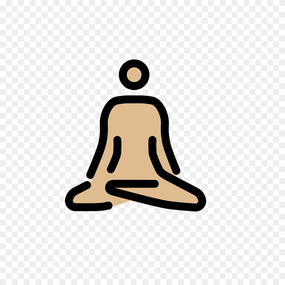 Man In Lotus Position Emoji Clipart Free Png