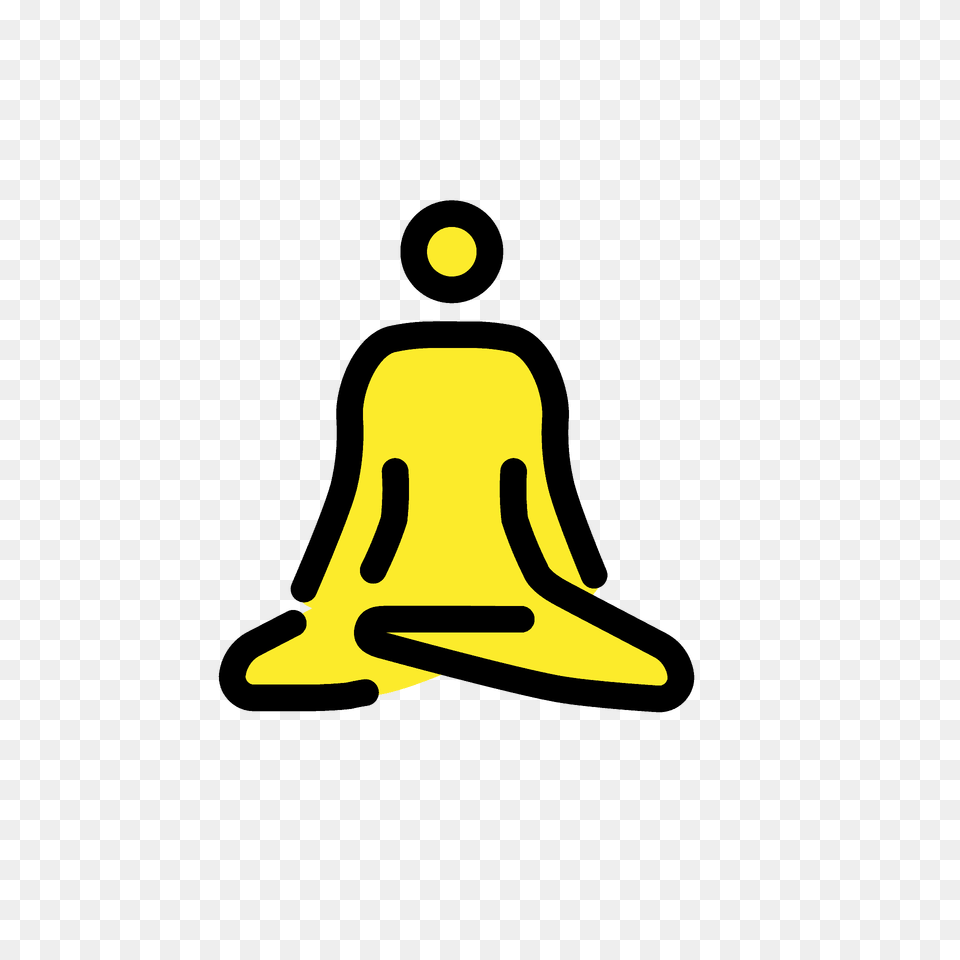 Man In Lotus Position Emoji Clipart Free Png