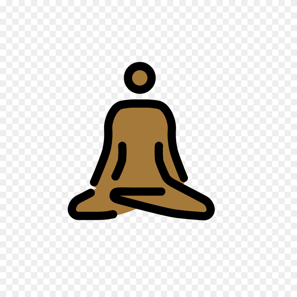 Man In Lotus Position Emoji Clipart Free Png