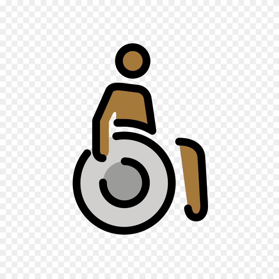 Man In Manual Wheelchair Emoji Clipart, Chair, Furniture Free Transparent Png