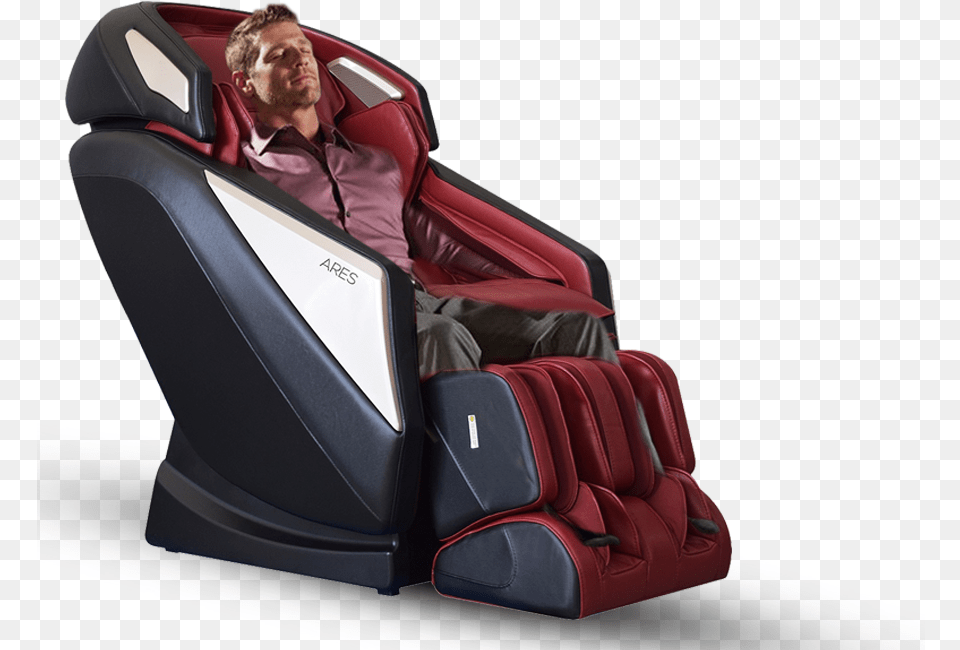 Man In Massage Chair, Cushion, Home Decor, Adult, Person Free Png Download