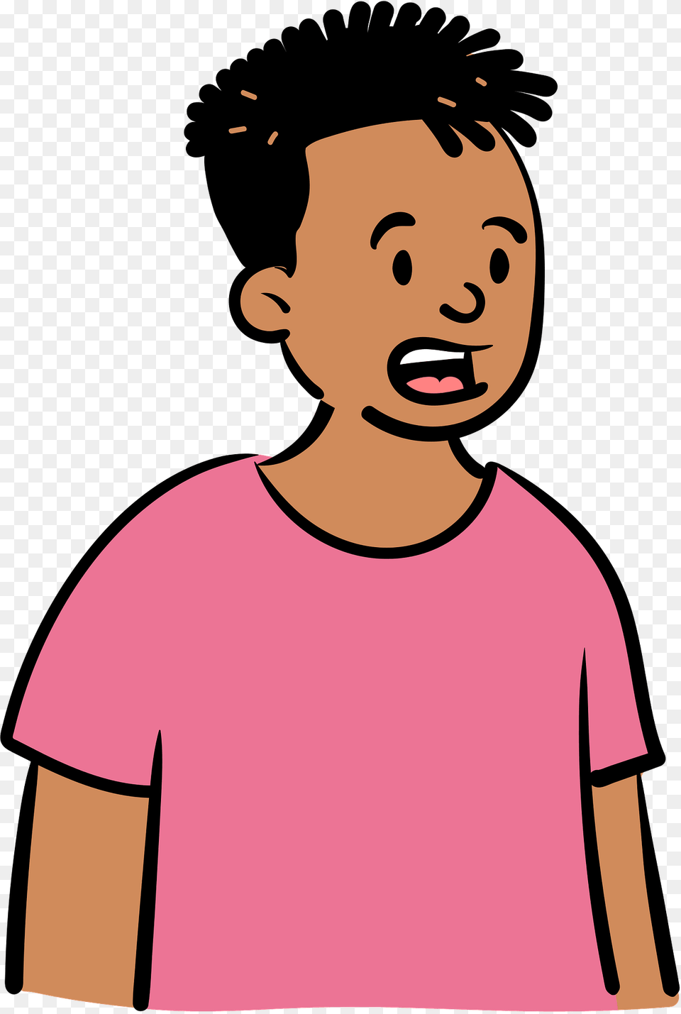 Man In Pink T Shirt Clipart, T-shirt, Clothing, Portrait, Photography Free Png Download