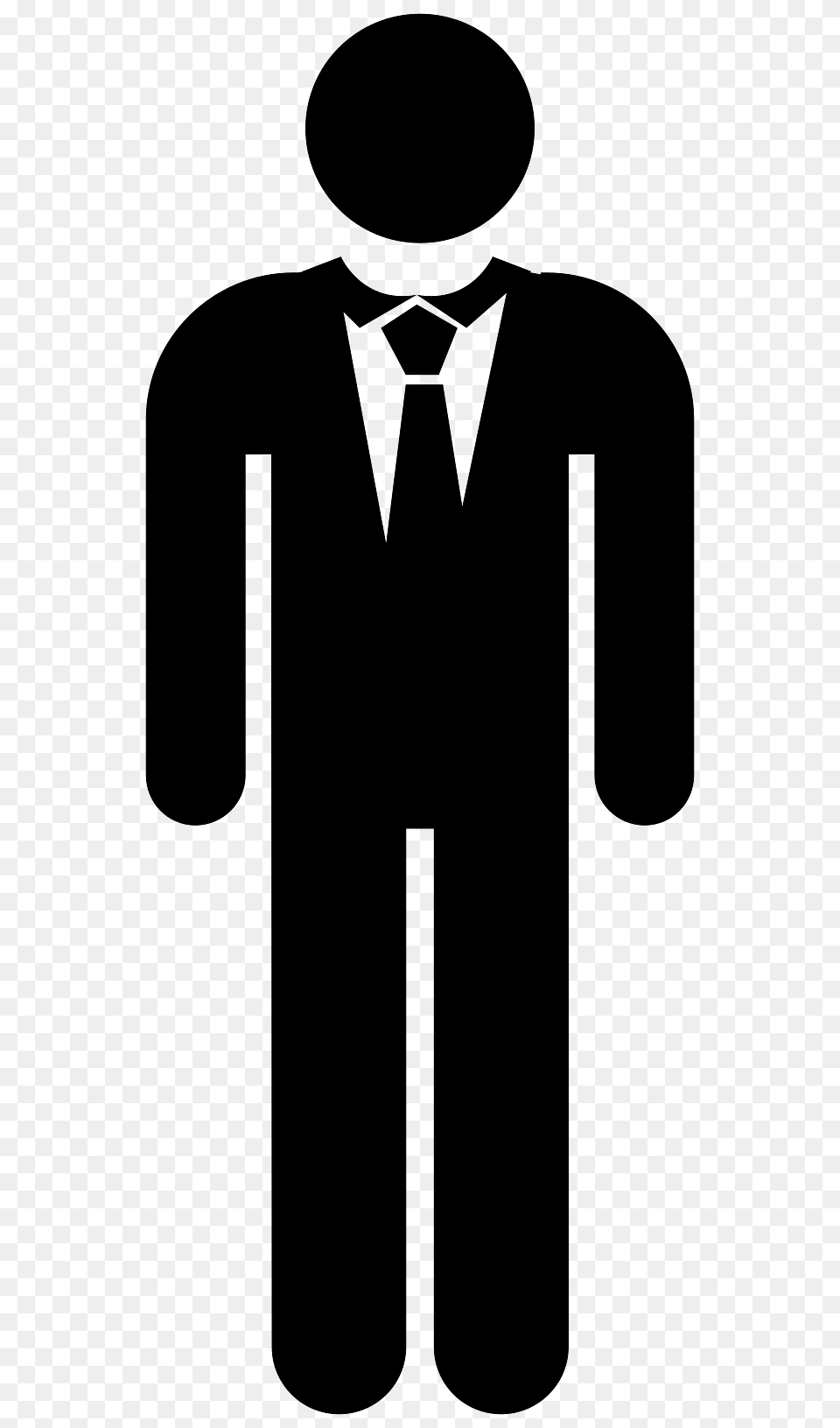 Man In Suit Pictogram, Accessories, Clothing, Formal Wear, Tie Free Png