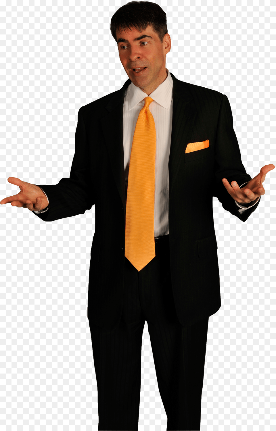 Man In Suit Talking Png Image