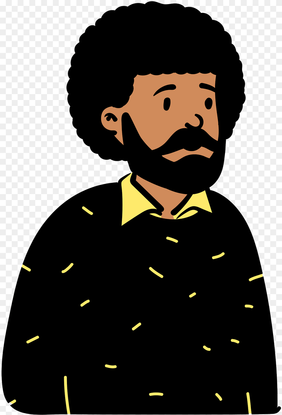 Man In Sweater Clipart, Adult, Male, Person, Face Png