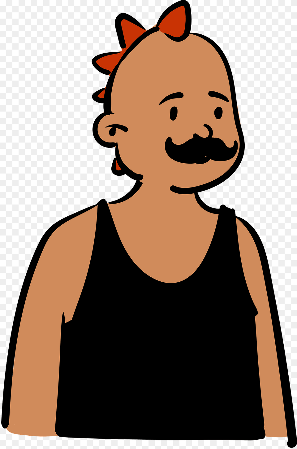 Man In Tank Top Clipart, Face, Head, Person, Adult Png Image