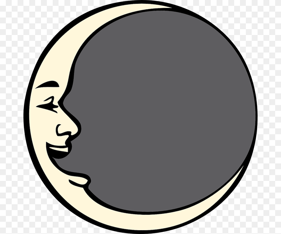 Man In The Moon Folklore Man In The Moon Cartoon, Face, Head, Person Free Transparent Png