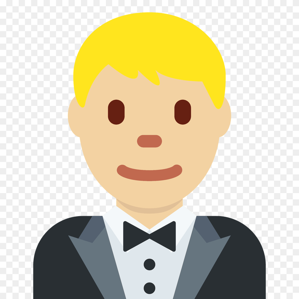 Man In Tuxedo Emoji Clipart, Accessories, Suit, Portrait, Photography Free Transparent Png