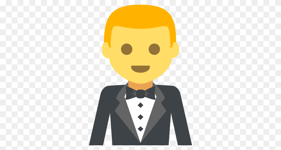 Man In Tuxedo Emoji Emoticon Vector Icon Download Vector, Accessories, Tie, Suit, Formal Wear Png Image