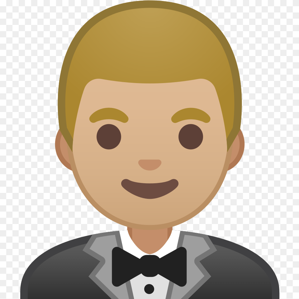 Man In Tuxedo Medium Light Skin Tone Icon Rey Emoji, Accessories, Portrait, Photography, Person Free Transparent Png