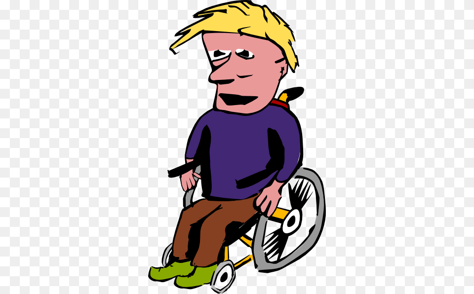Man In Wheelchair Clip Art, Chair, Furniture, Baby, Person Free Png