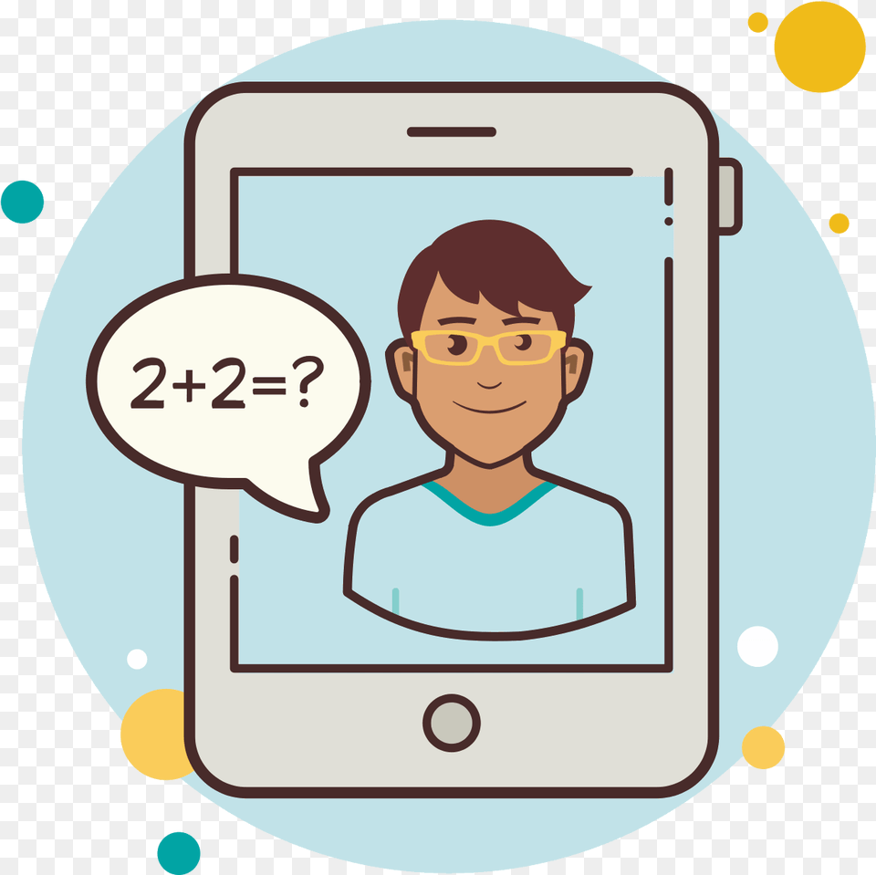 Man Ipad Math Equation Icon, Baby, Person, Electronics, Phone Png