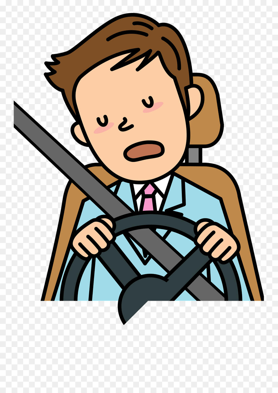 Man Is Driving While Tired Clipart, Head, Portrait, Photography, Face Free Png