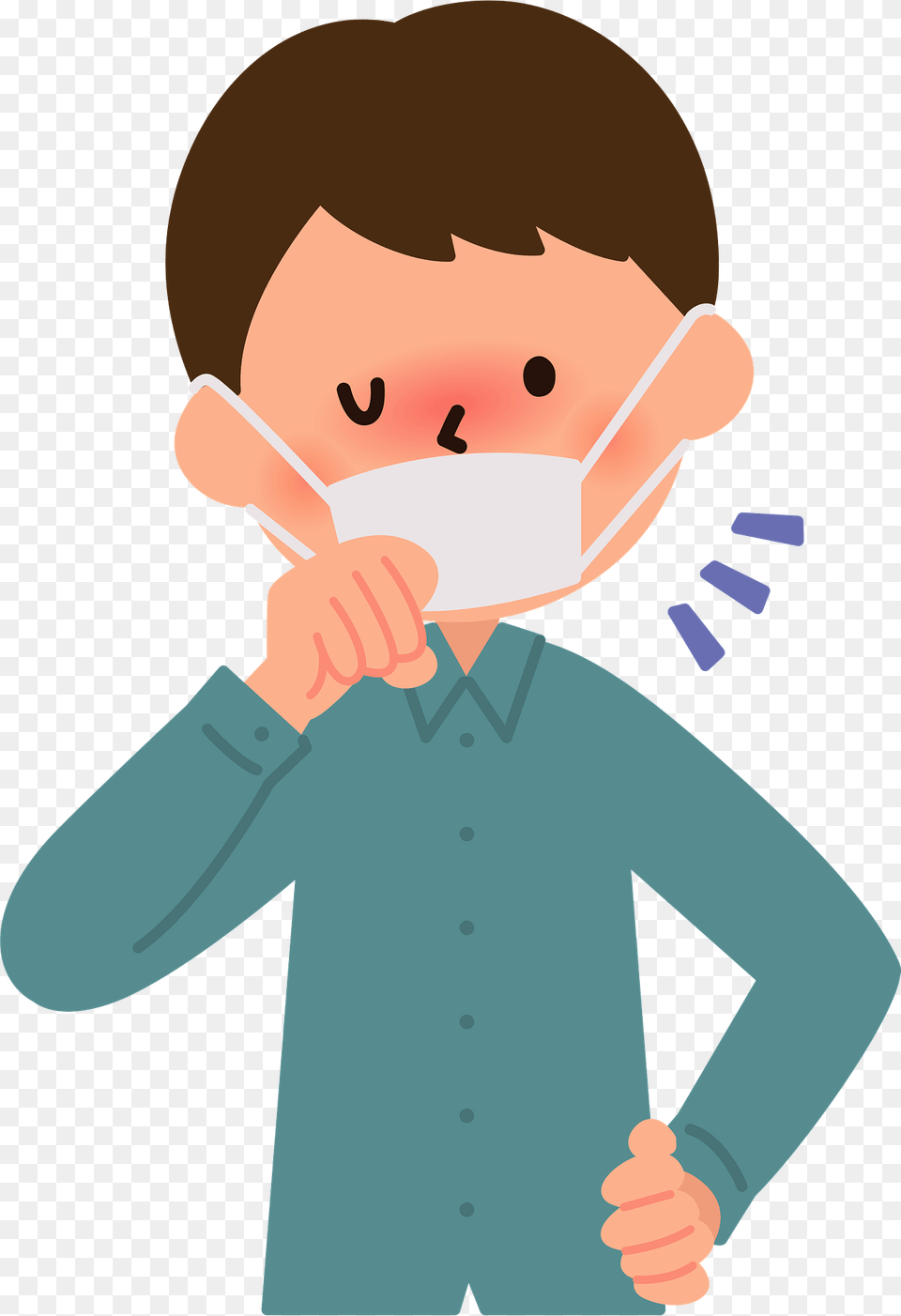Man Is Sick With A Cough And Cold Clipart, Body Part, Finger, Hand, Person Free Transparent Png