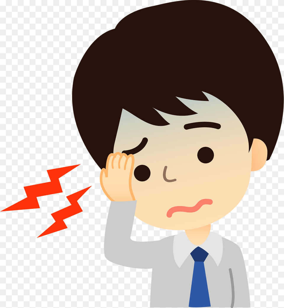 Man Is Sick With A Headache And Cold Clipart, Baby, Person, Photography, Accessories Free Transparent Png