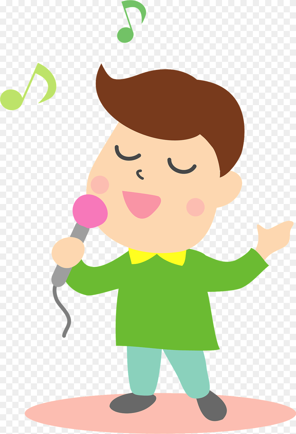 Man Is Singing Karaoke Clipart, Baby, Person, Face, Head Free Png Download