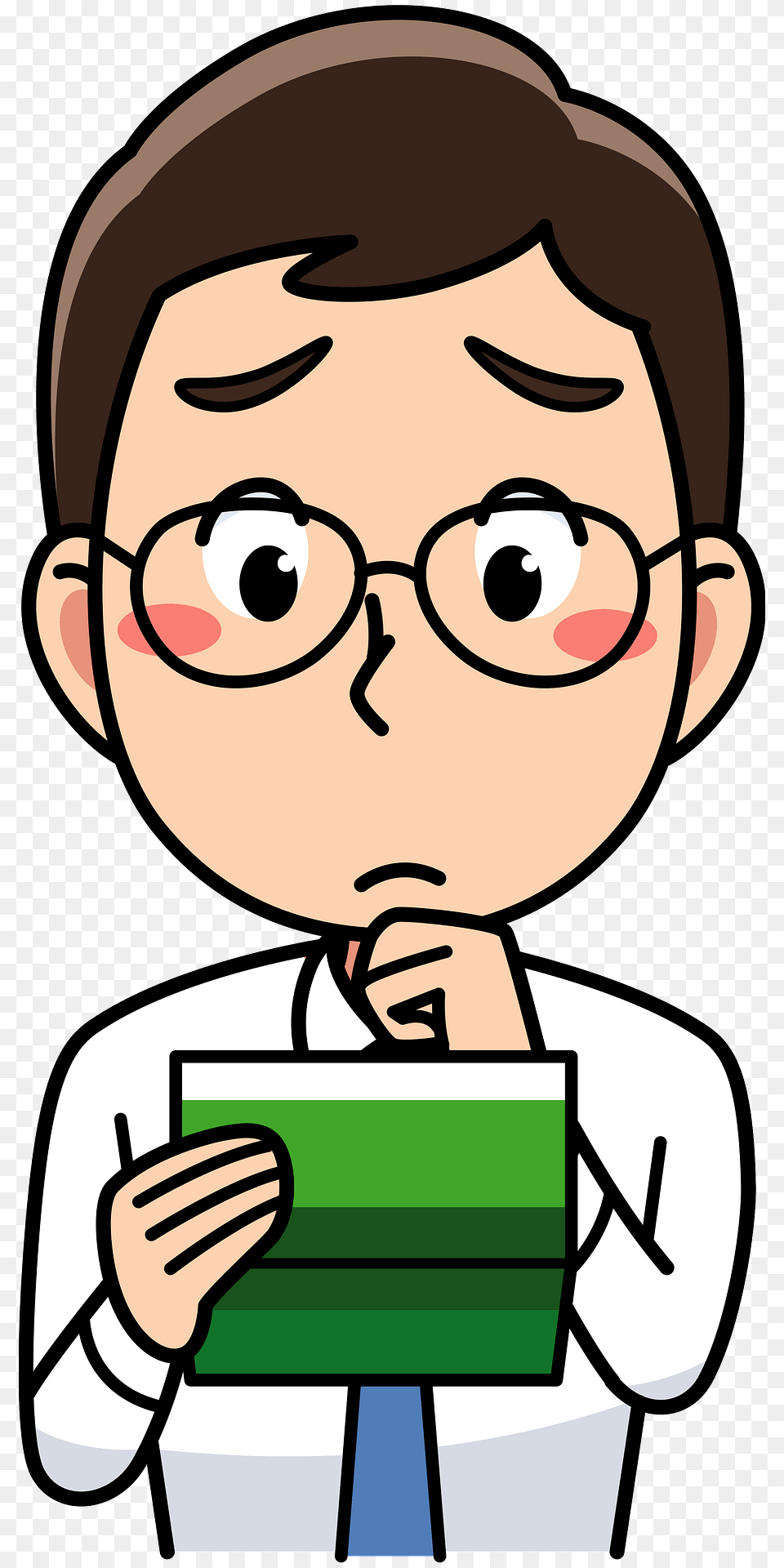 Man Is Studying His Bank Passbook Clipart, Reading, Person, Baby, Photography Free Transparent Png
