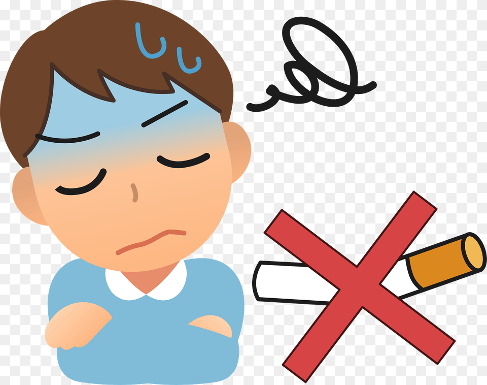 Man Is Thinking About Smoking A Cigarette Clipart, Person, Reading, Baby, Head Png