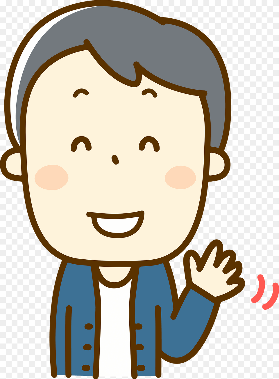 Man Is Waving Good Bye Clipart, Baby, Person, Body Part, Hand Free Png
