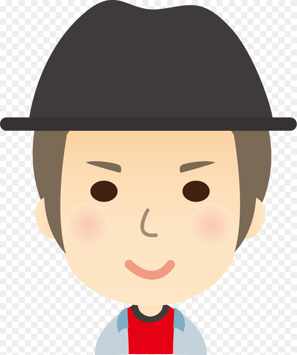 Man Is Wearing A Hat Clipart, Face, Head, Person, Photography Free Png