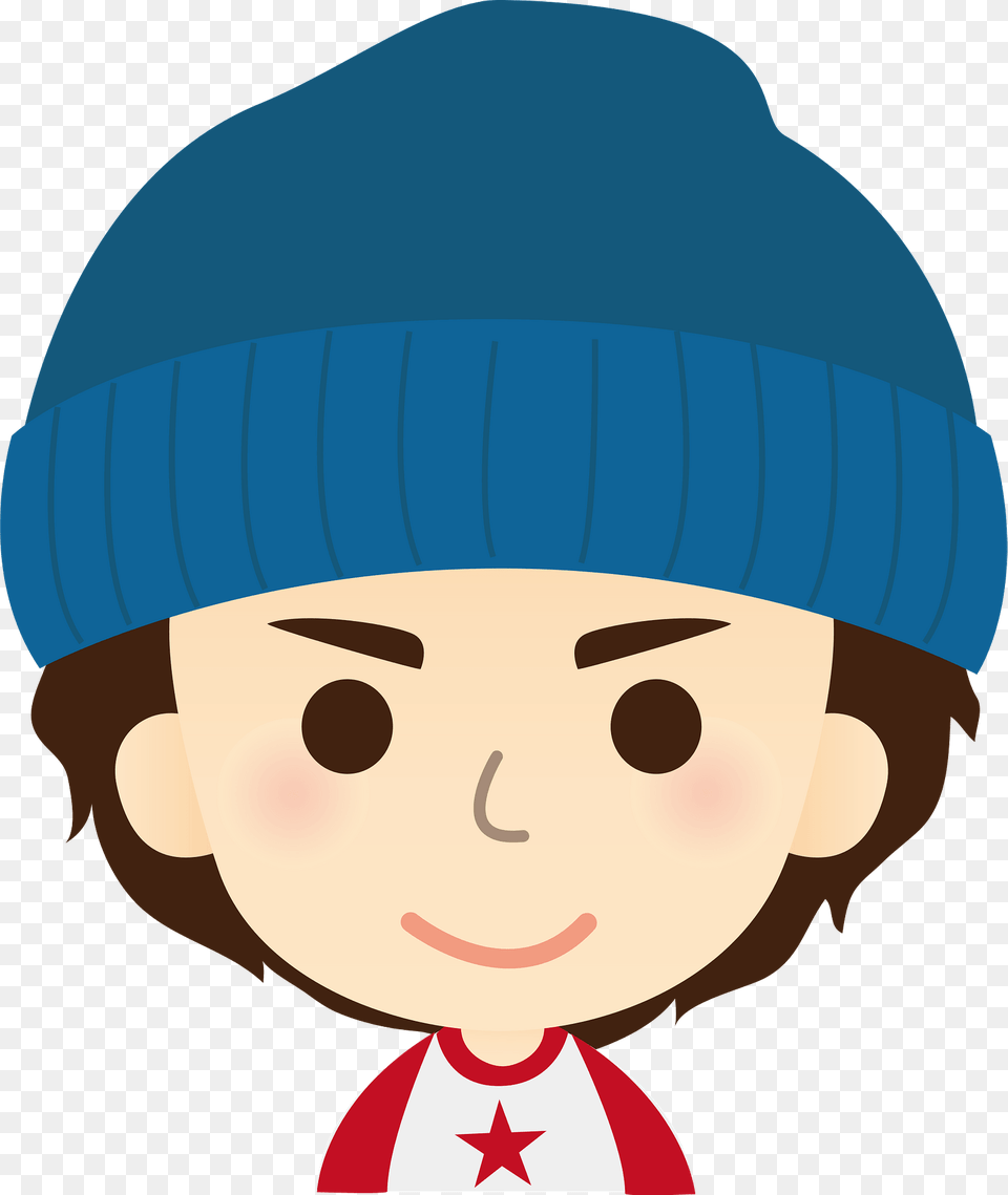 Man Is Wearing A Knit Cap Clipart, Clothing, Hat, Face, Head Png