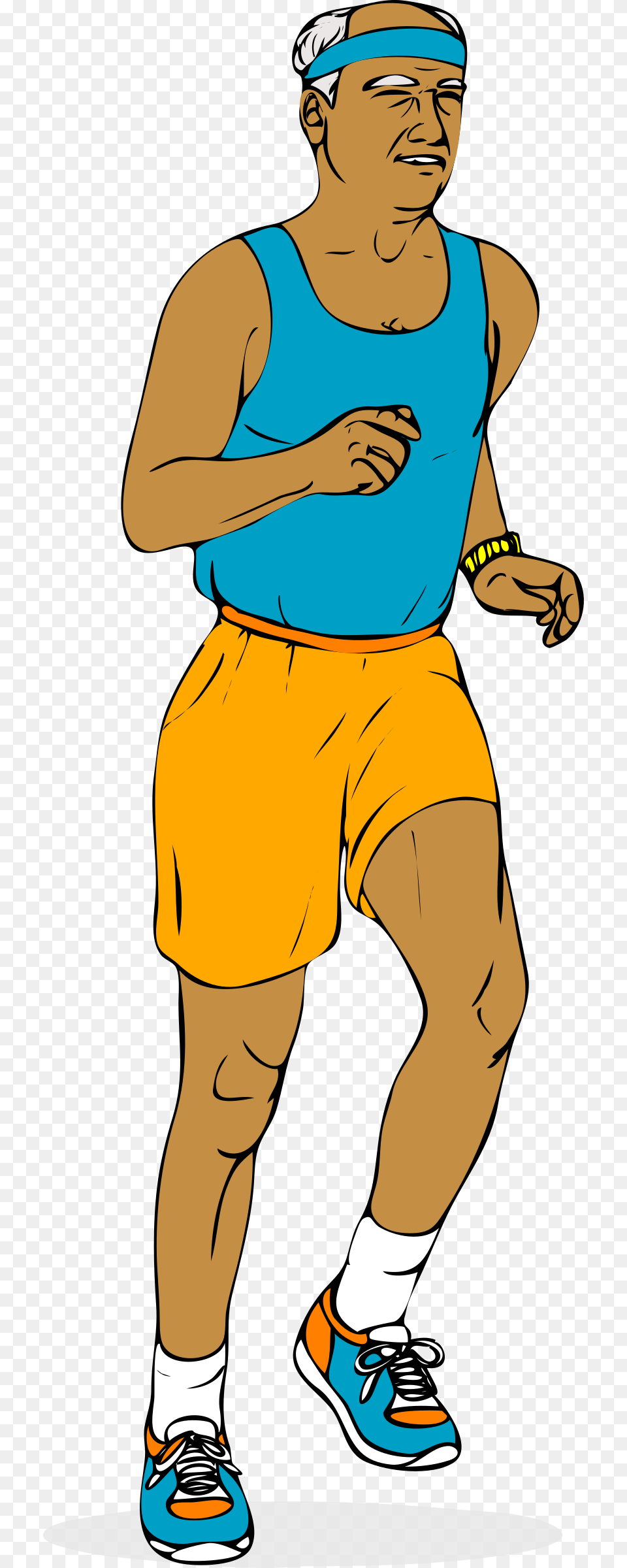 Man Jogging Clipart Clip Art Sport, Shorts, Clothing, Person, Male Free Png