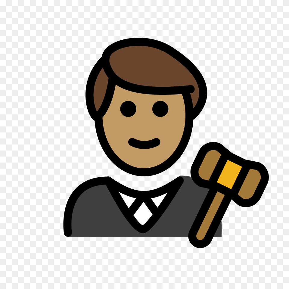 Man Judge Emoji Clipart, People, Person, Face, Head Free Transparent Png