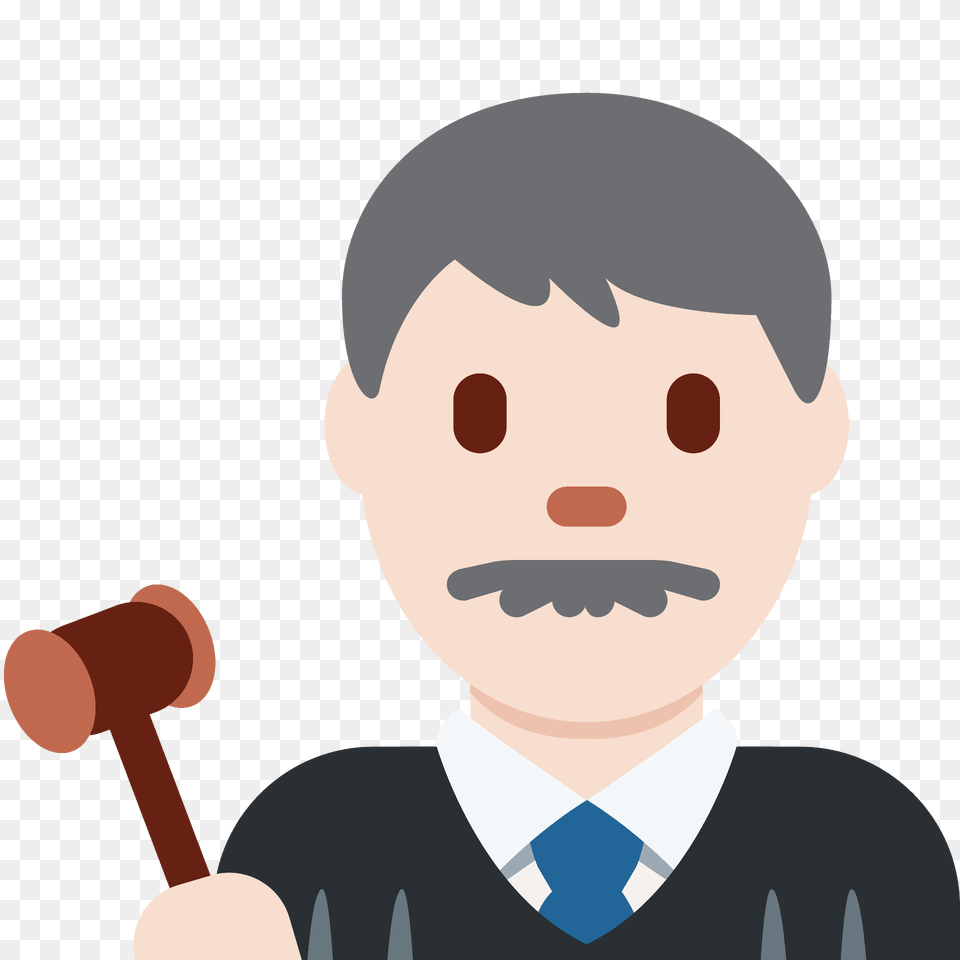 Man Judge Emoji Clipart, Baby, Person, Face, Head Png