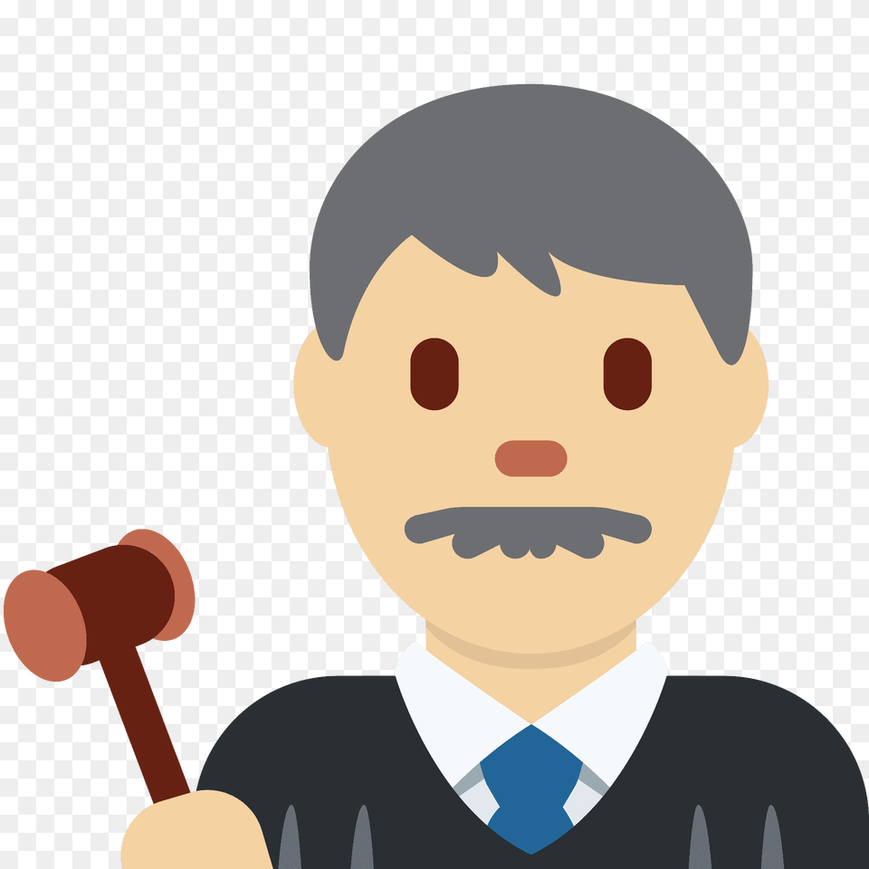 Man Judge Emoji Clipart, Baby, Person, Face, Head Free Png Download