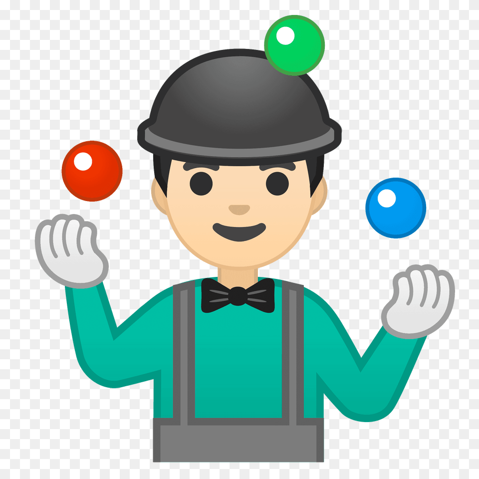 Man Juggling Emoji Clipart, Accessories, Formal Wear, Person, Tie Png Image