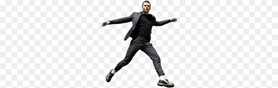 Man Jumping Stretching, Suit, Clothing, Formal Wear, Adult Png
