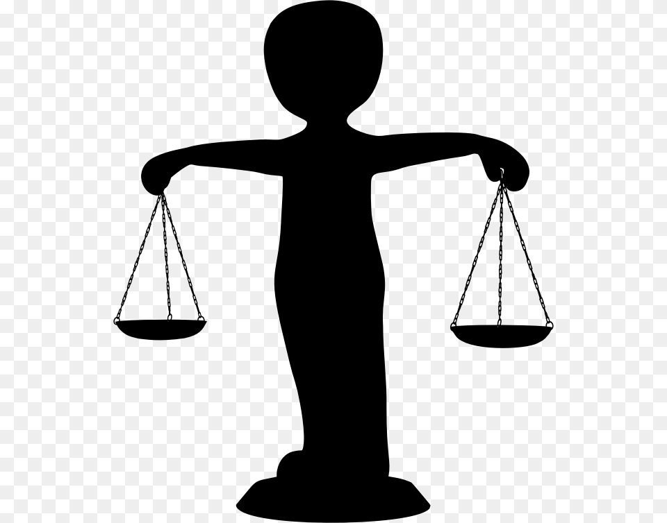 Man Justice Scales Human Rights Day Poster, Gray Png Image