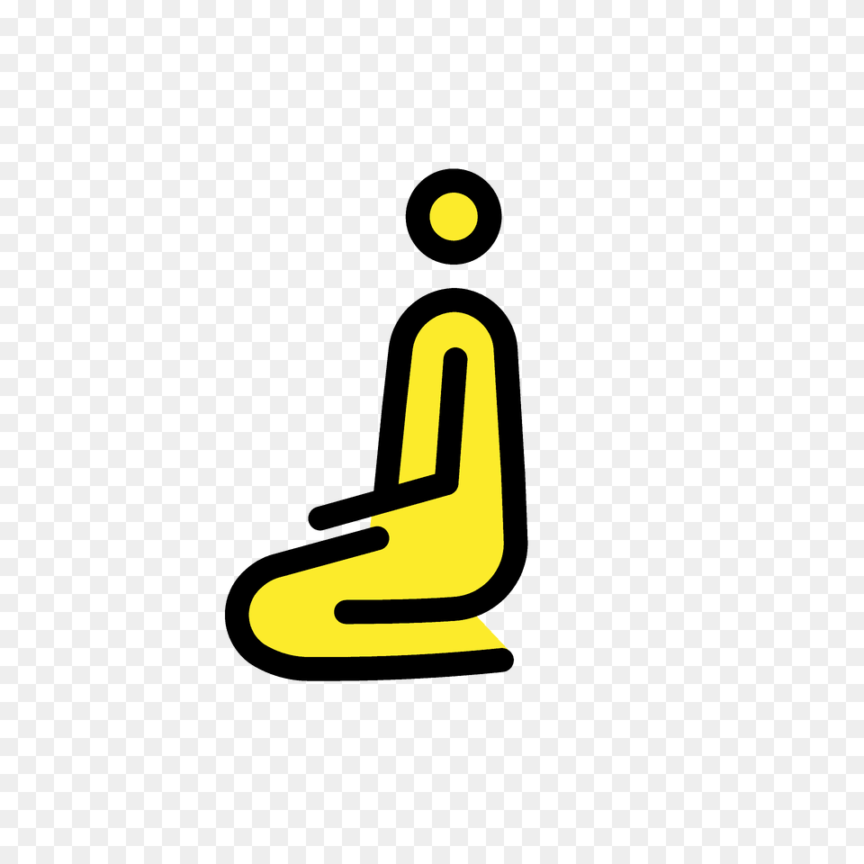 Man Kneeling Emoji Clipart, Number, Symbol, Text Free Transparent Png