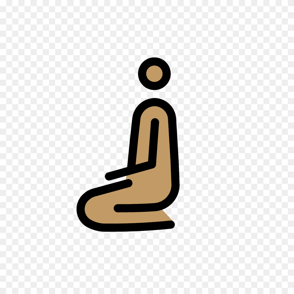 Man Kneeling Emoji Clipart, Number, Symbol, Text Free Png Download