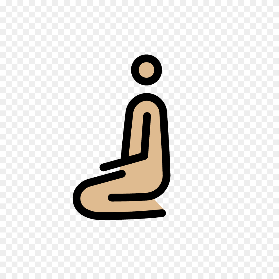 Man Kneeling Emoji Clipart, Number, Symbol, Text Free Png Download