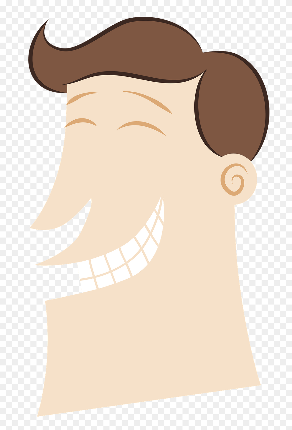 Man Laughing Clipart, Neck, Body Part, Face, Head Free Png