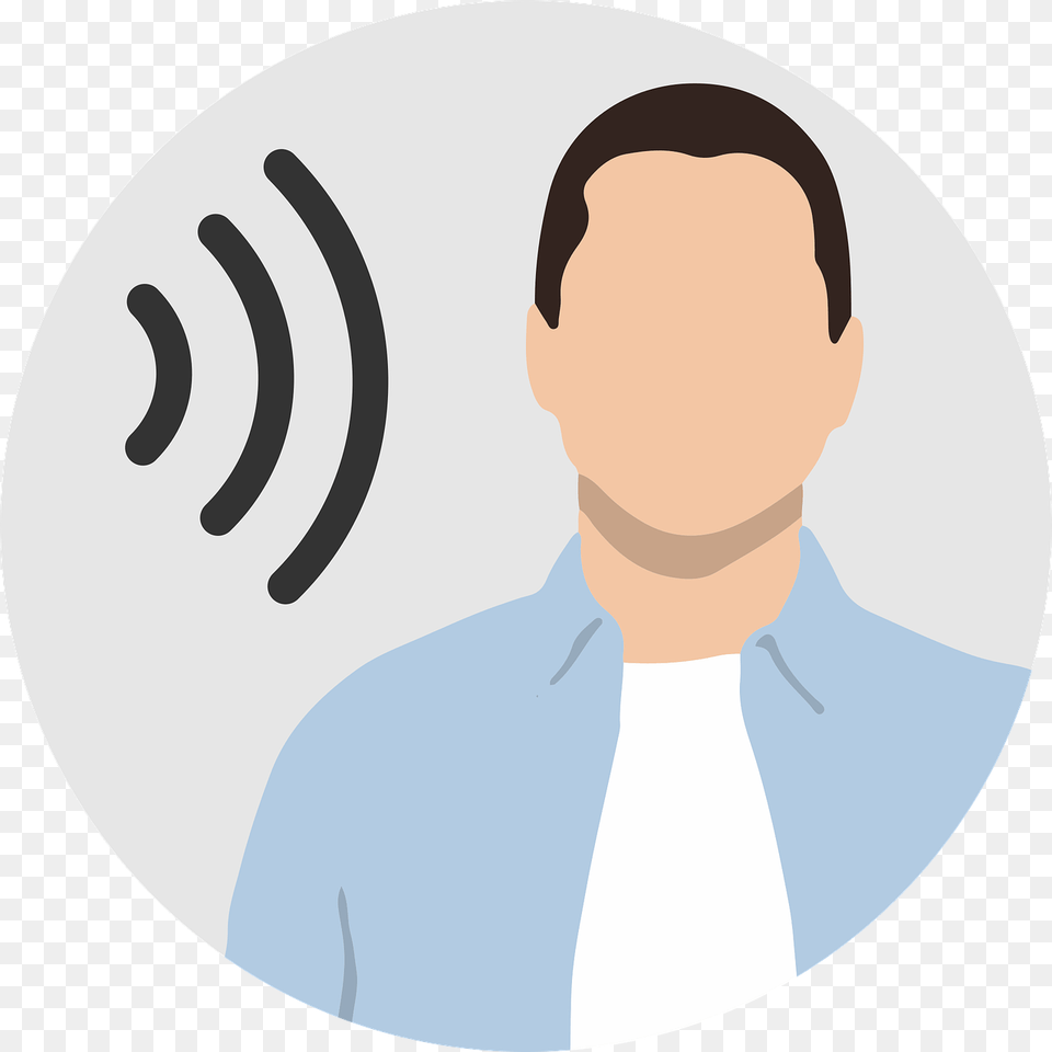 Man Listening Listen Sound Audio Male Hearing Illustration, Accessories, Photography, Tie, Formal Wear Png