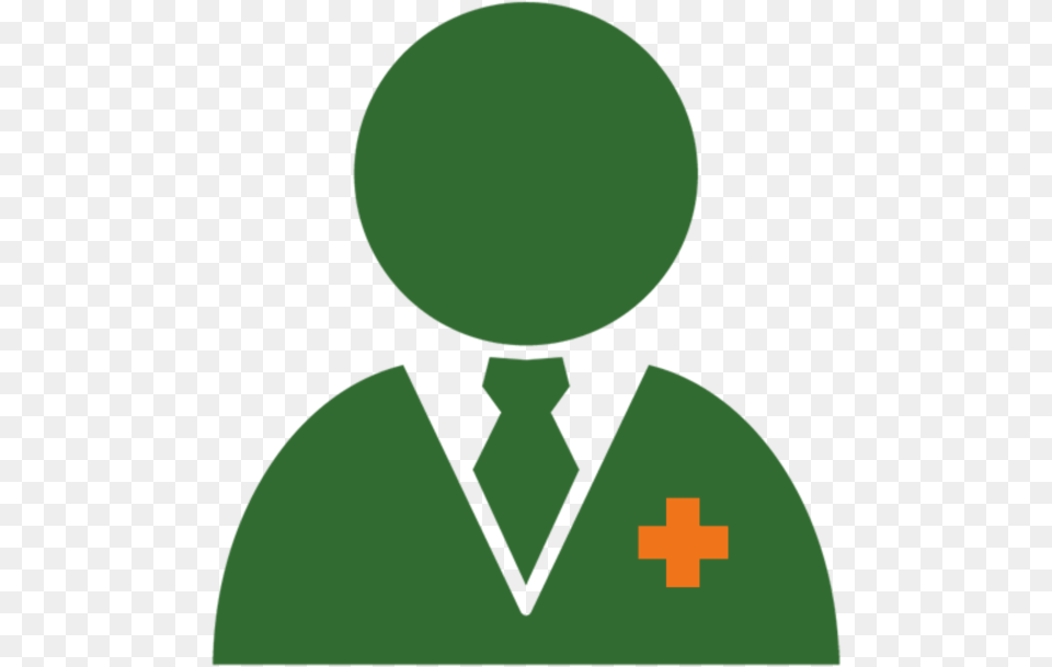 Man Log In For Hospital Management System, Logo, Green, Accessories, Tie Free Png