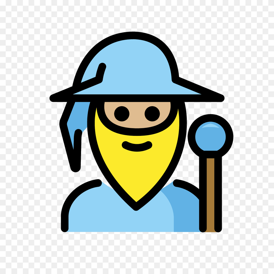 Man Mage Emoji Clipart, Clothing, Hardhat, Helmet, People Free Transparent Png